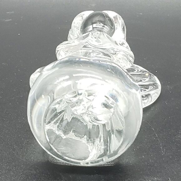 Vintage Clear Art Glass Praying Angel Figurine or Paperweight - Picture 4 of 14